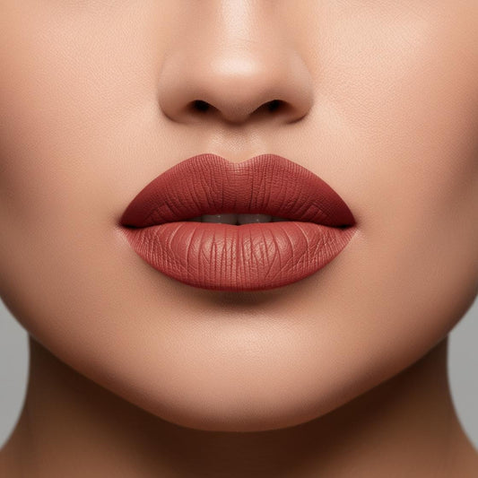 Rosed Hush: Elegance Embodied in Velvet jengibre β A Luxurious Matte Lipstick Experience
