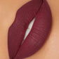 Your Intense Bold Beauty: the "Boudoir"Red Matte burgundy Lipstick